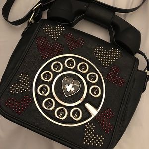 Betsey Johnson phone crossbody purse